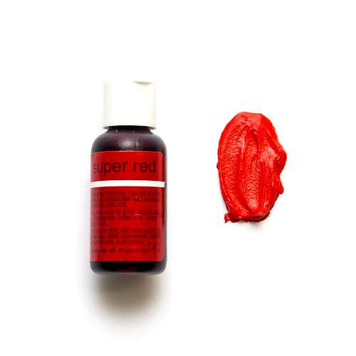 Chefmaster Liqua-gel - Super Red - Click Image to Close